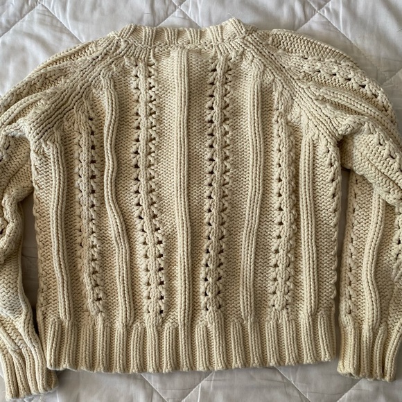 Olive Juice 100% cotton sweater kids size M buttons thick knit soft warm EUC - Picture 4 of 12